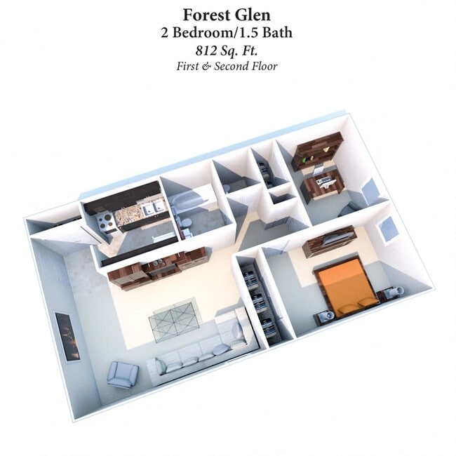 Floorplan - Forest Park Apartments