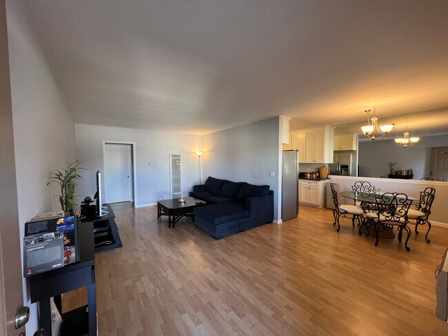 Living room and dining area - 3010 Montrose Ave