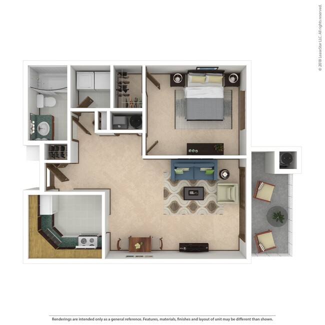 1x1_668sf - Spring Manor