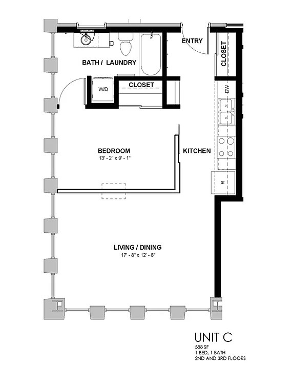 Floorplan - The Brenton Lofts