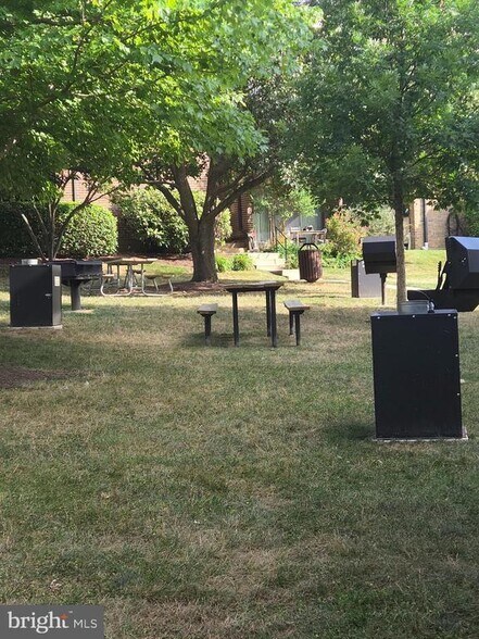 Picnic tables & grills - 9900 Georgia Ave