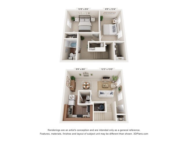 Floorplan - Woodlocke Apartments