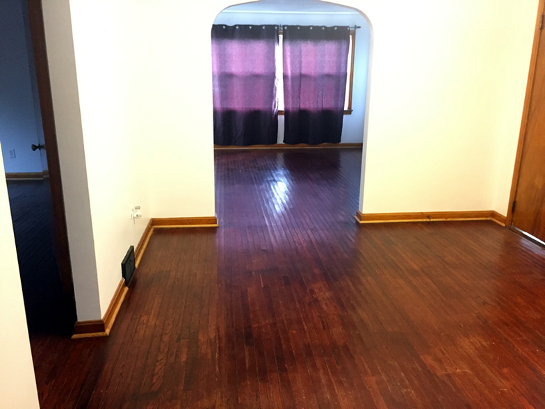 looking into living room from dining room - 713 Brady Ave