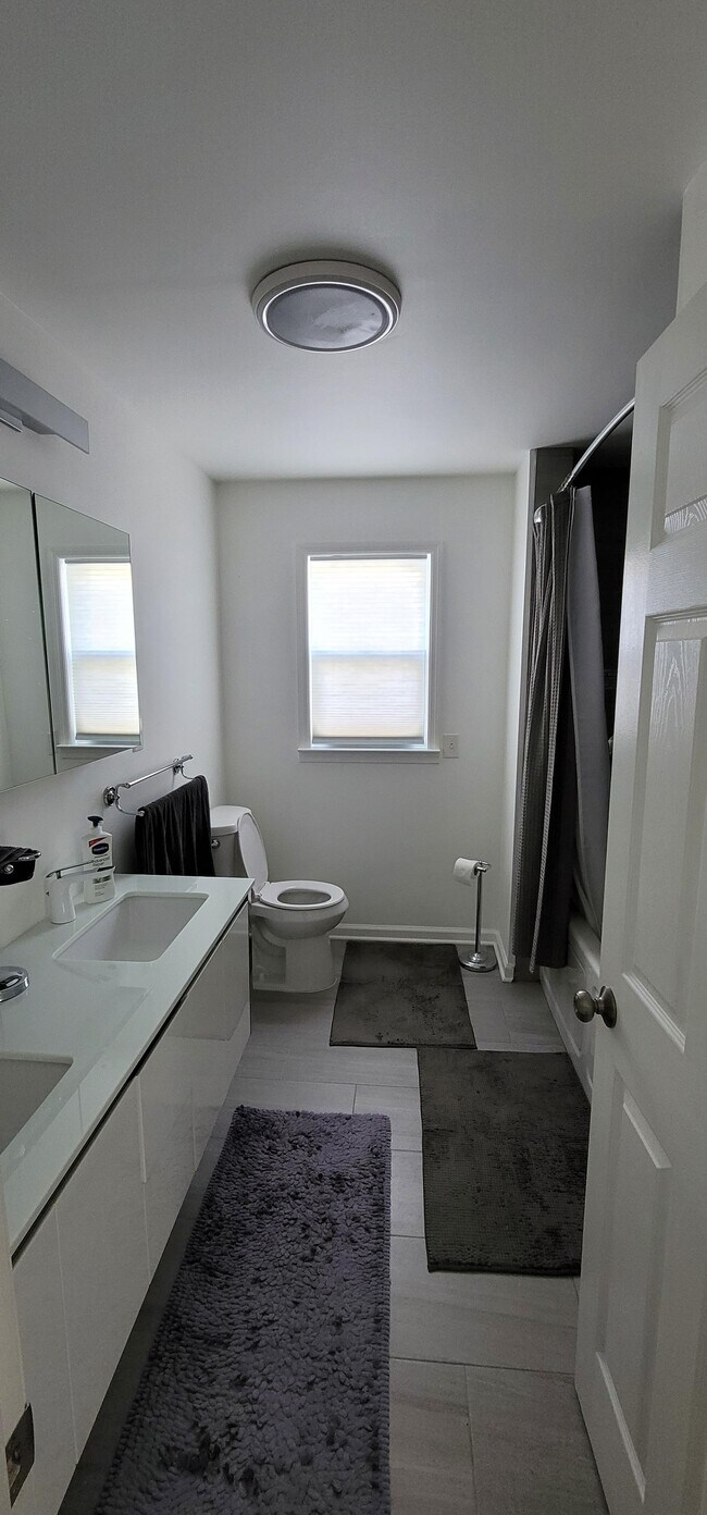Master bathroom with Jacuzzi hot tub - 545 Livingston St