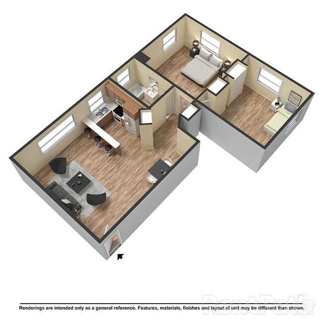 Floorplan - Edgecliff - Nassau Walnut Hill Apartments