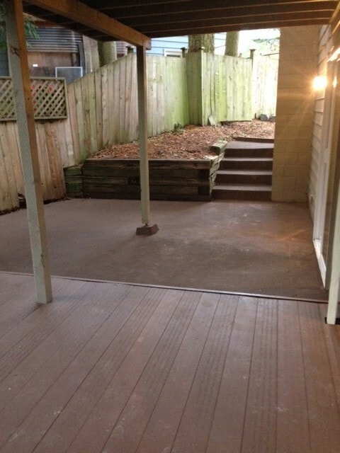 lower deck - 18731 78th Place West