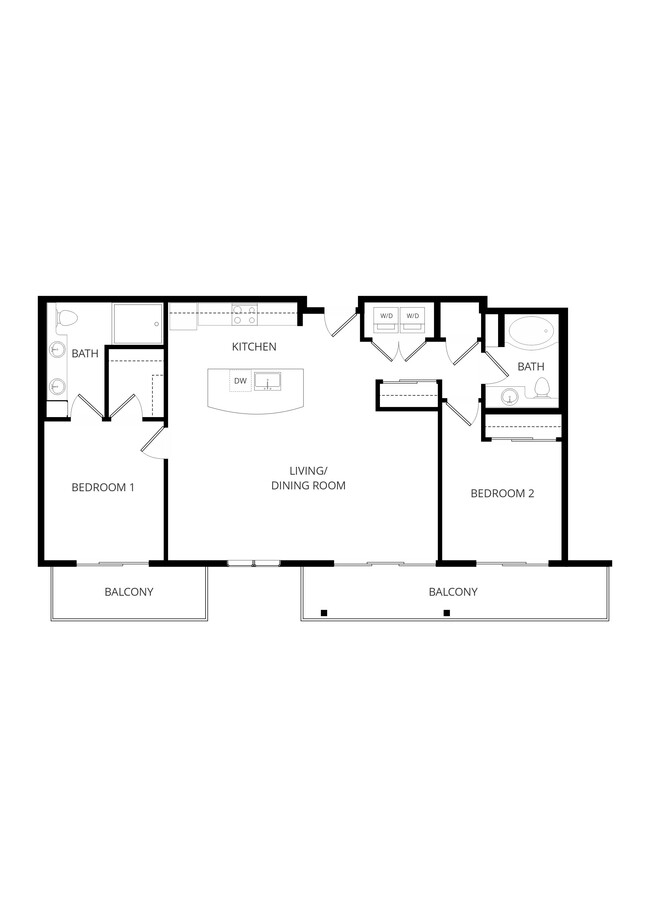 Floorplan - Gatsby Apartments