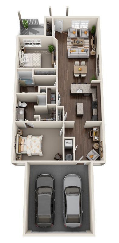 Floorplan - Redwood Troutman