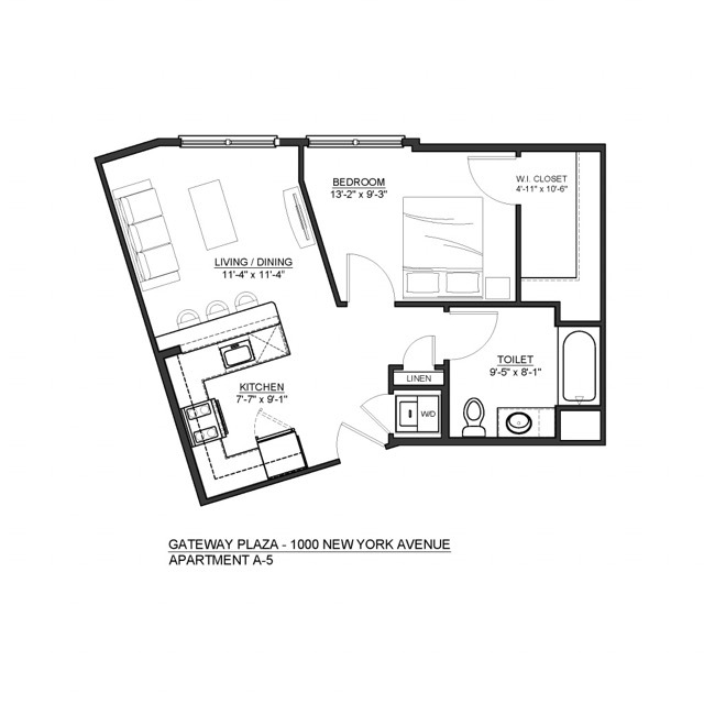 Floorplan: A5 - Gateway Plaza