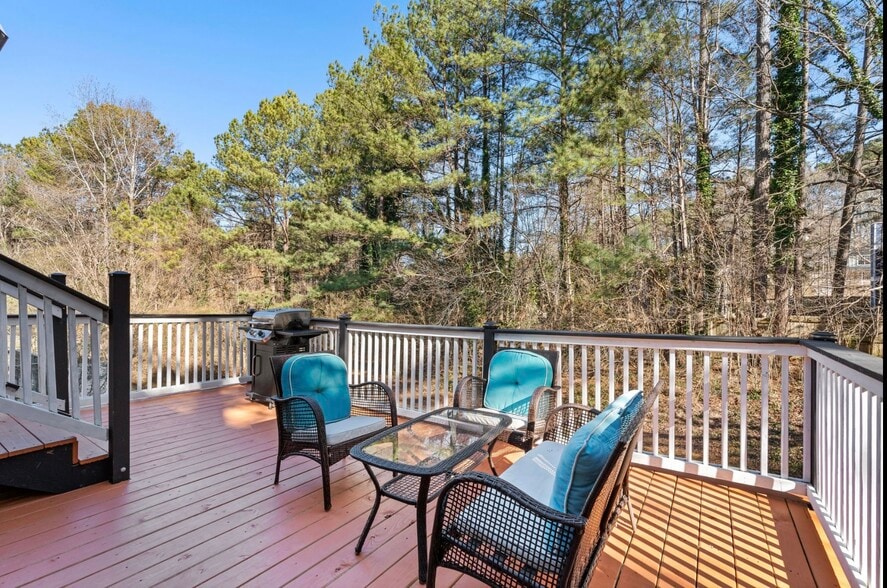Backyard Deck - 5300 Forest Downs Ln