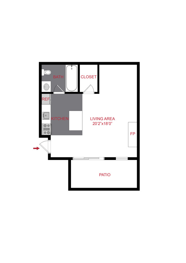 Floorplan - 950 Lafayette