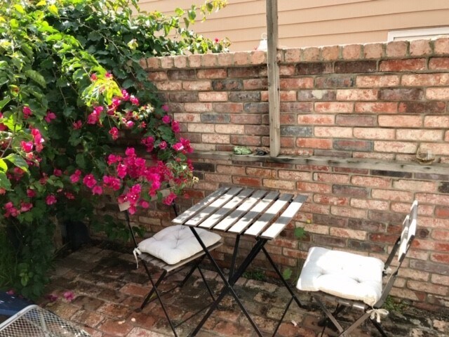 Patio off dining room - 711 Kline St