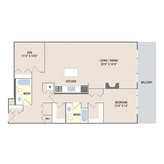 Floorplan - 2010 W Pierce Apartments