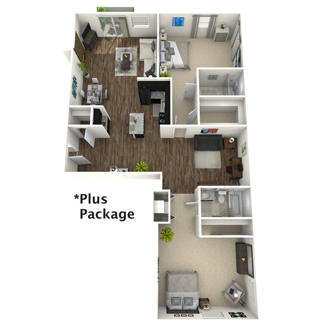 Floorplan - Whispering Hills Apartments