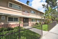 Property Entrance - Linden Court Apartments- Riverside, CA