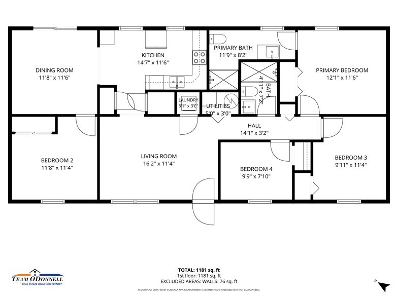 Floor Plan - 903 Queens Ct