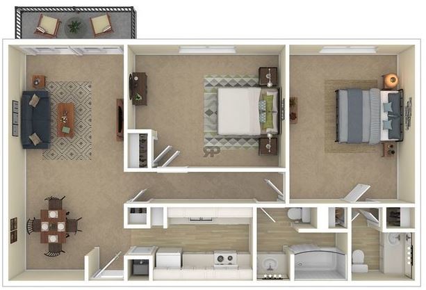 Floorplan - Cambridge at River Oaks