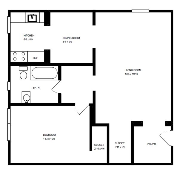Floorplan - Phillips Ave Apartments