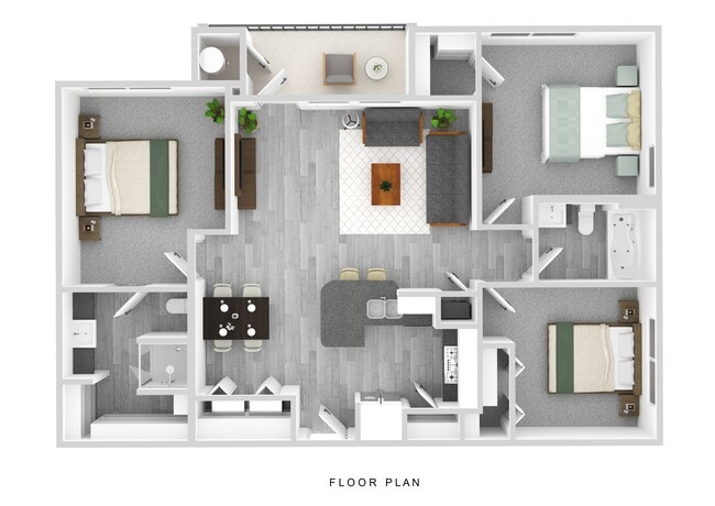 Floorplan - Villas on Sixth Apartment Homes