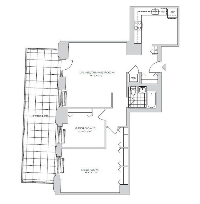 Floorplan - 70 Pine Apartments