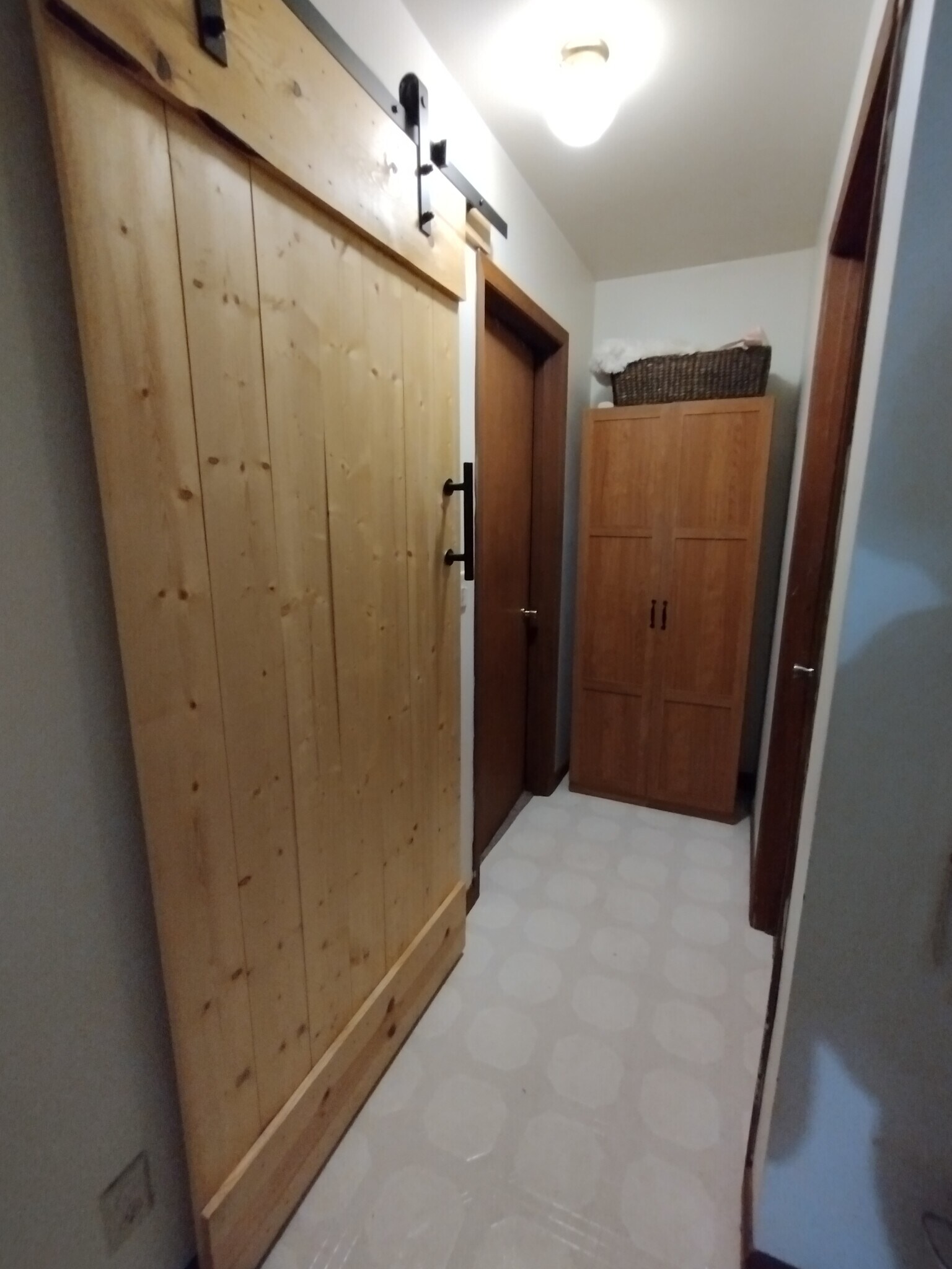 Hall to restroom and bedrooms - 704 Ware St