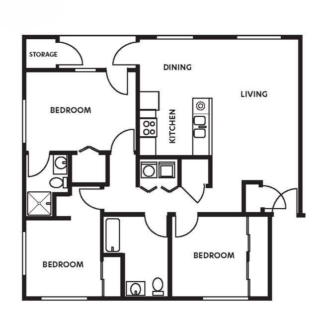 Floorplan - Castlebar Apartments