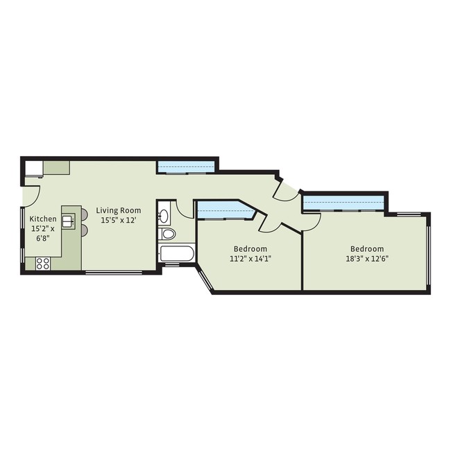 Floorplan - 5350-5358 S. Maryland Avenue