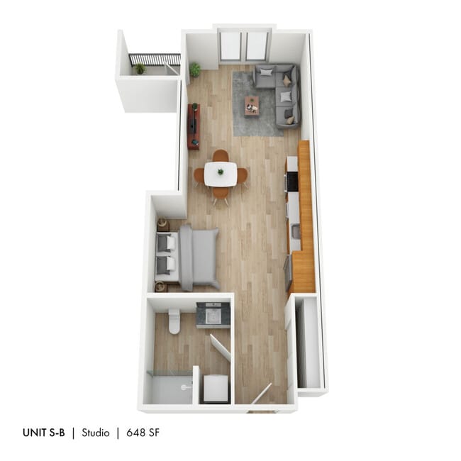 Floorplan - The 72nd Apartments