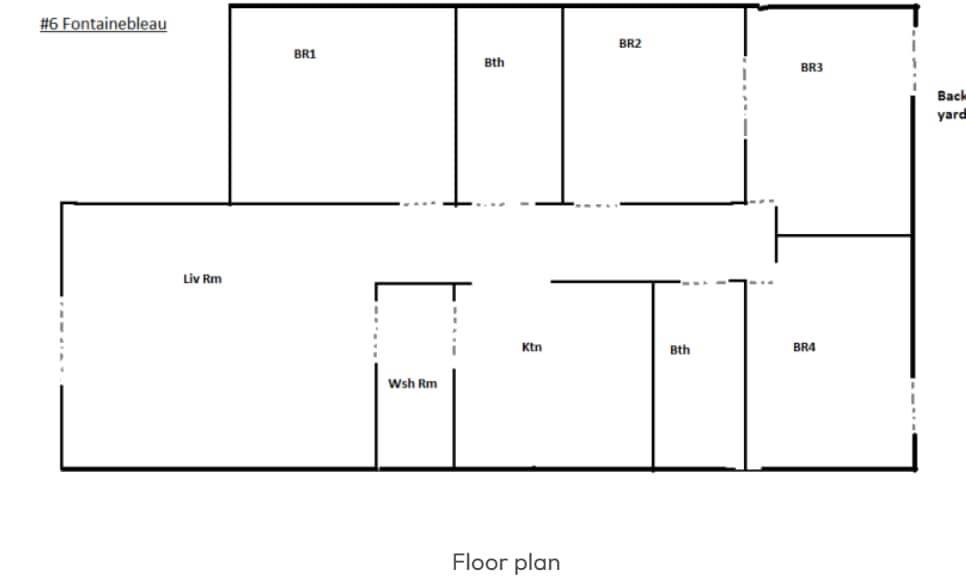 Floor plan - 6 Fontainebleau Dr