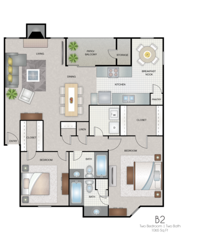 Floorplan - Wythe Apartment Homes