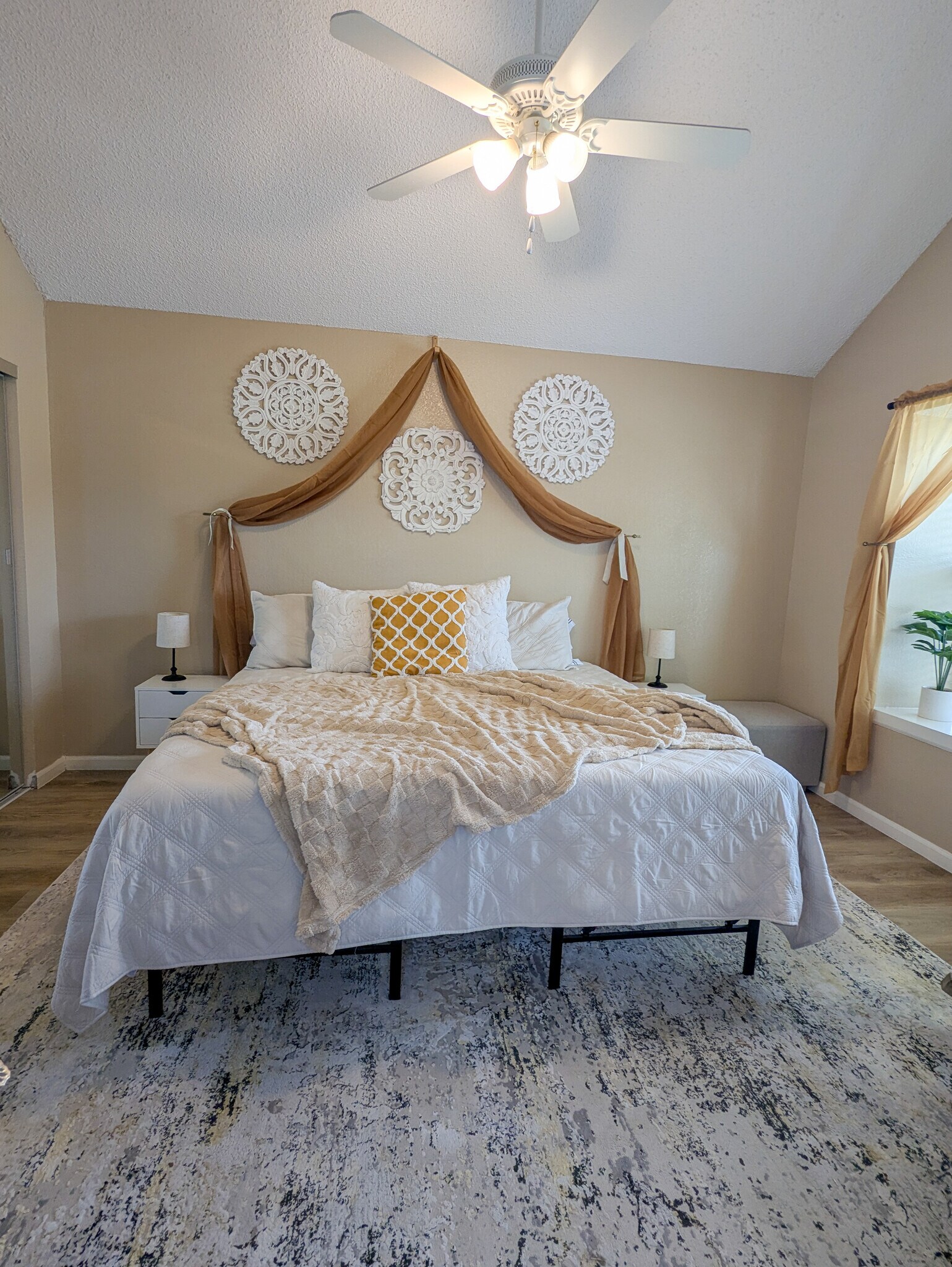 Furnished Master Bedroom - 1909 Lavaca Ct