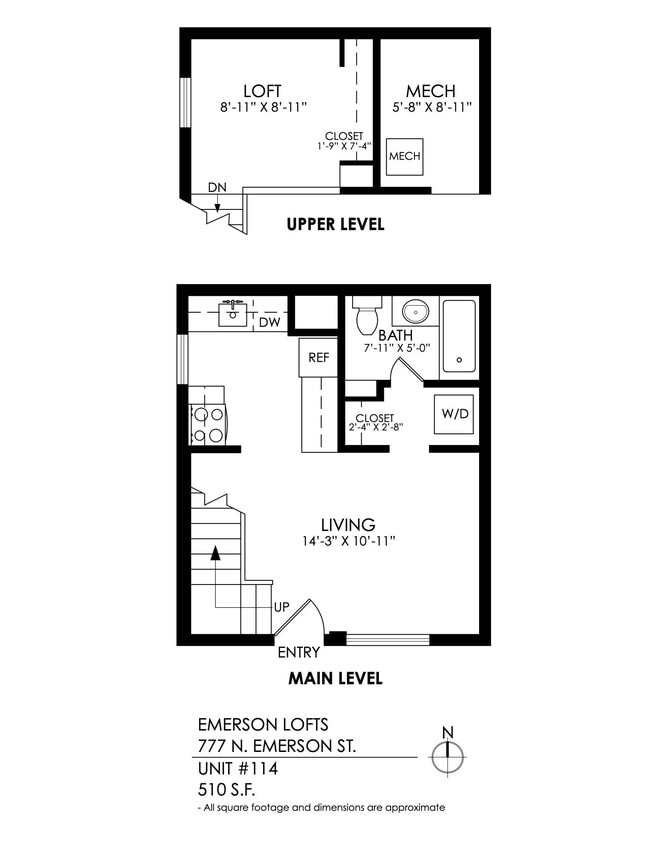 Floorplan - Emerson Lofts