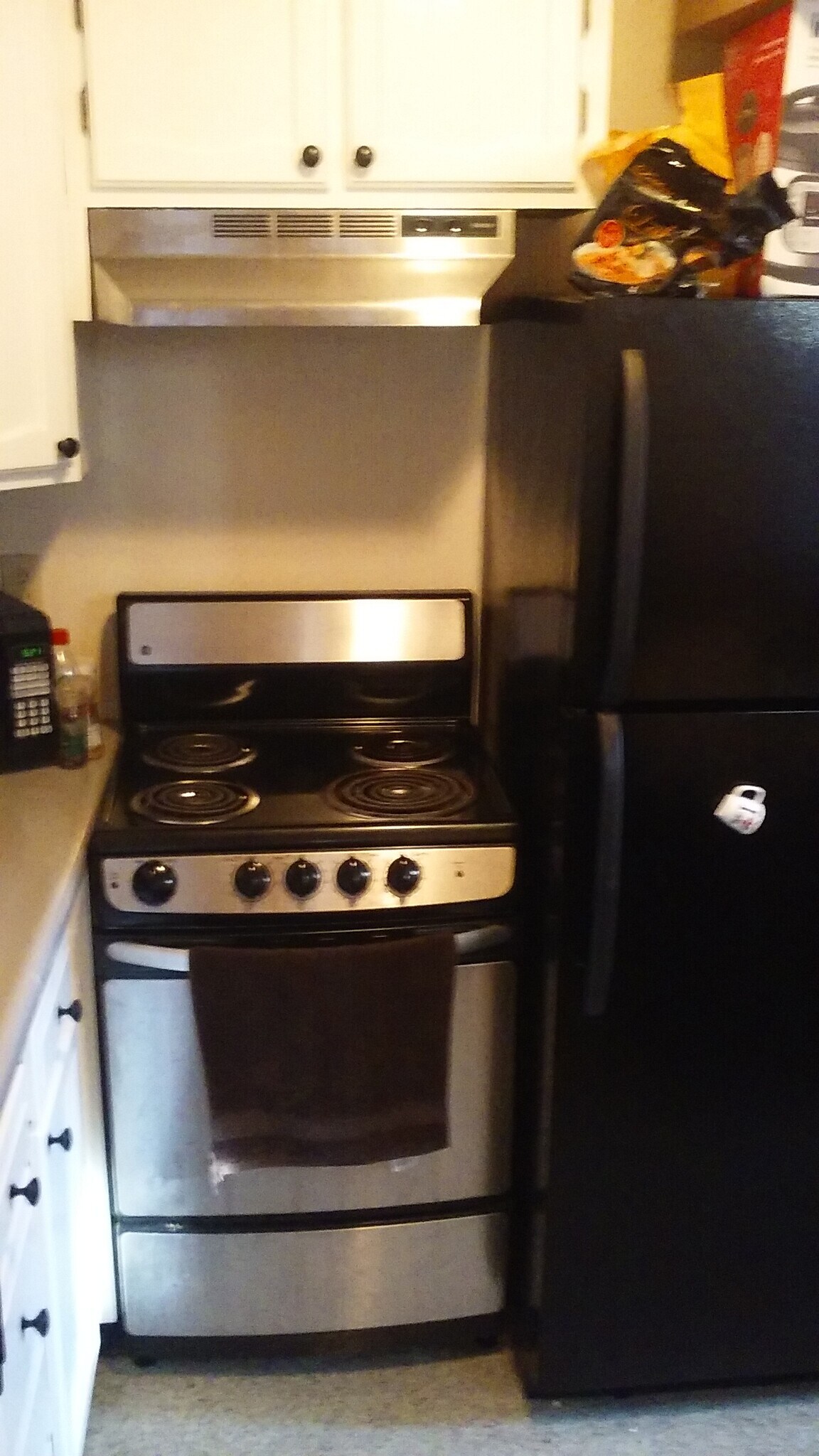 Stove beside Fridge - 57 Salem St