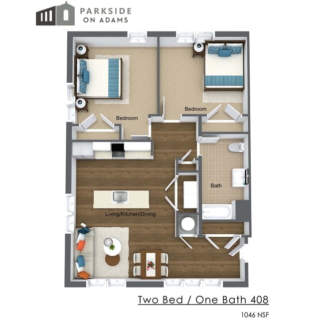 Floorplan - Parkside on Adams
