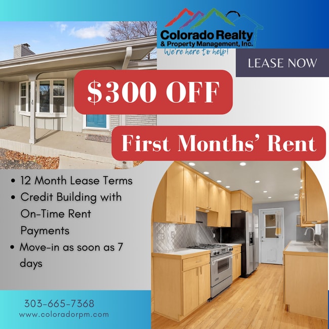 Primary Photo - $2,795.00 - $300 OFF First Months' Rent - 5 Bedrooms, 2 Bathrooms, Single Family Home in Broomfie...