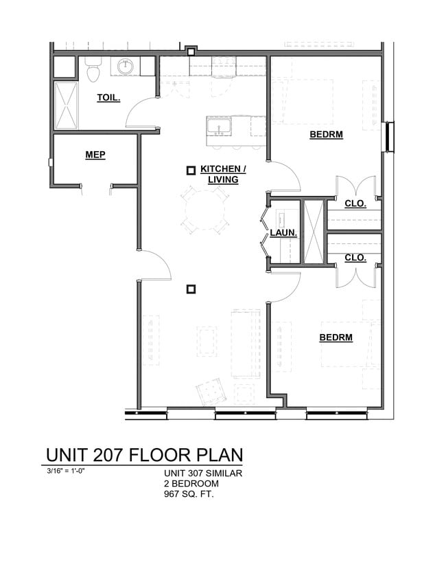 Floorplan - 1010 N Washington Ave
