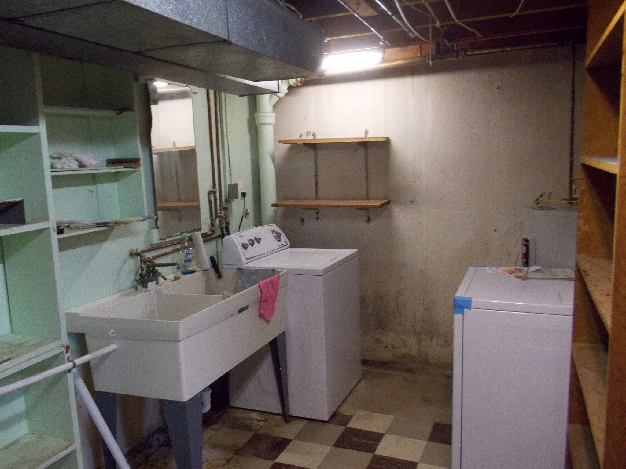 Laundry in basement - 216 Bailey Rd