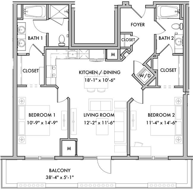 Floorplan - Melford Mansions