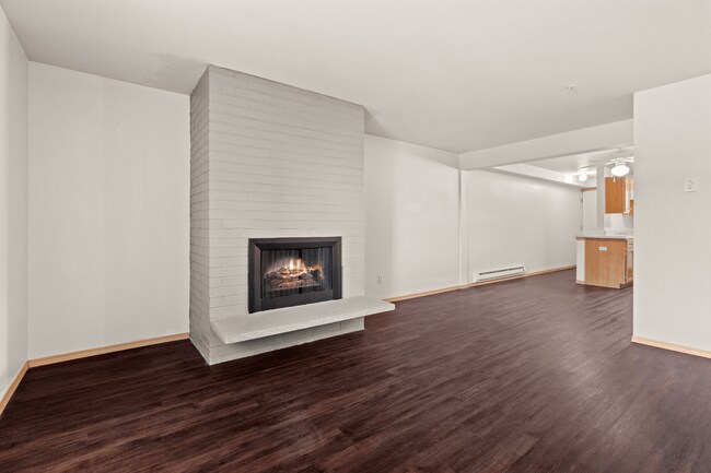open-concept living designed for comfort. - Villas at Lawrence