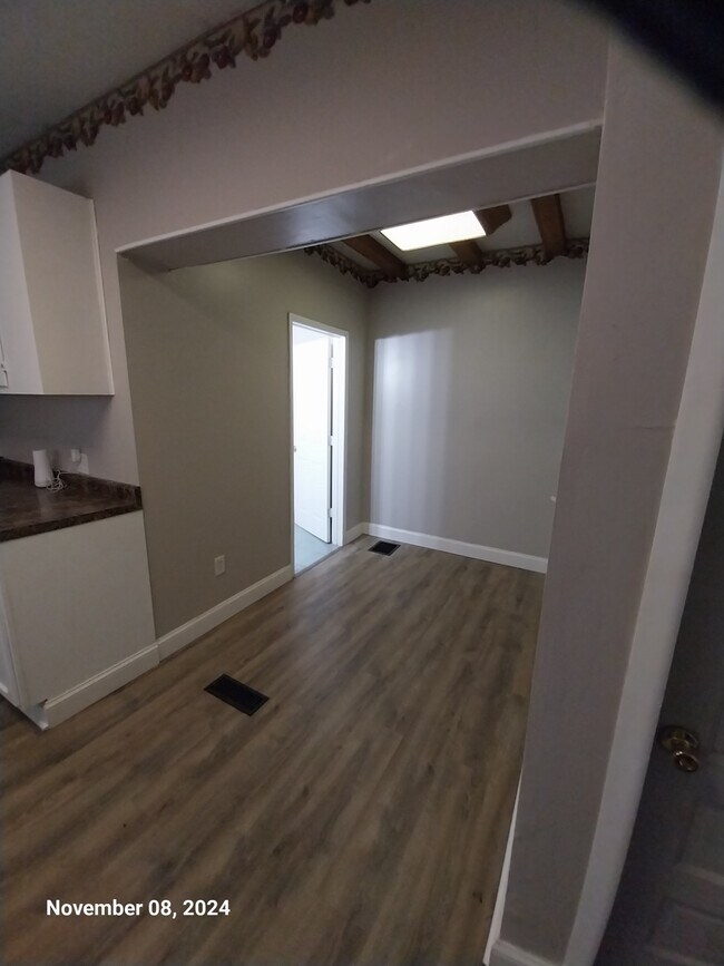 Kitchen area with access to downstairs bathroom - 111 South Liberty Avenue
