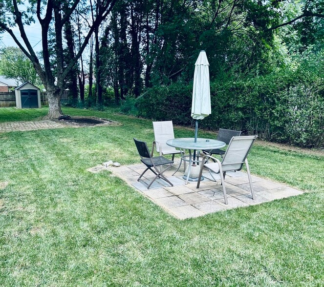 Large rear yard - 217 Elizabeth Dr