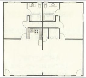 2BR/2BA - Countryside Apartments