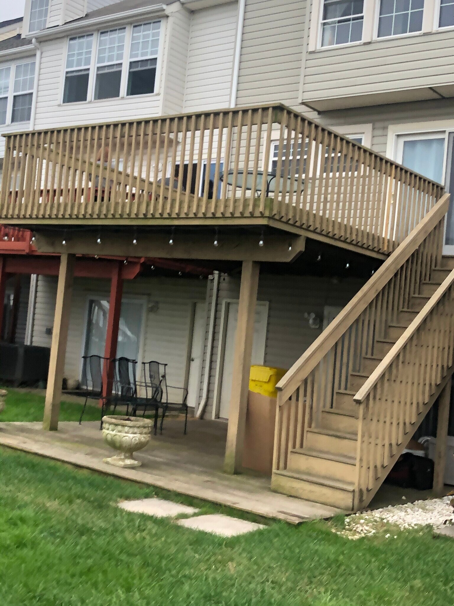 Lower deck and Patio - 7941 River Rock Way