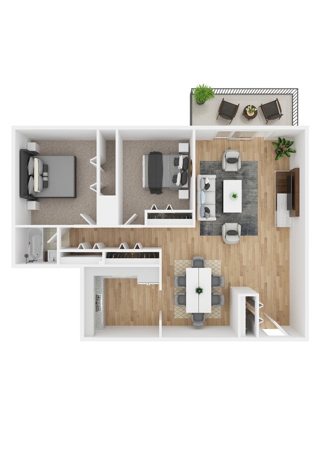 Floorplan - Congressional Towers