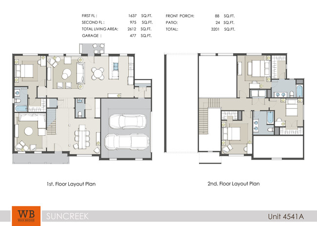 Floorplan - The Oaks at Suncreek Estates