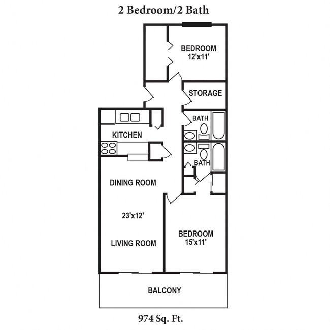 Floorplan - Indian Lookout Apartments