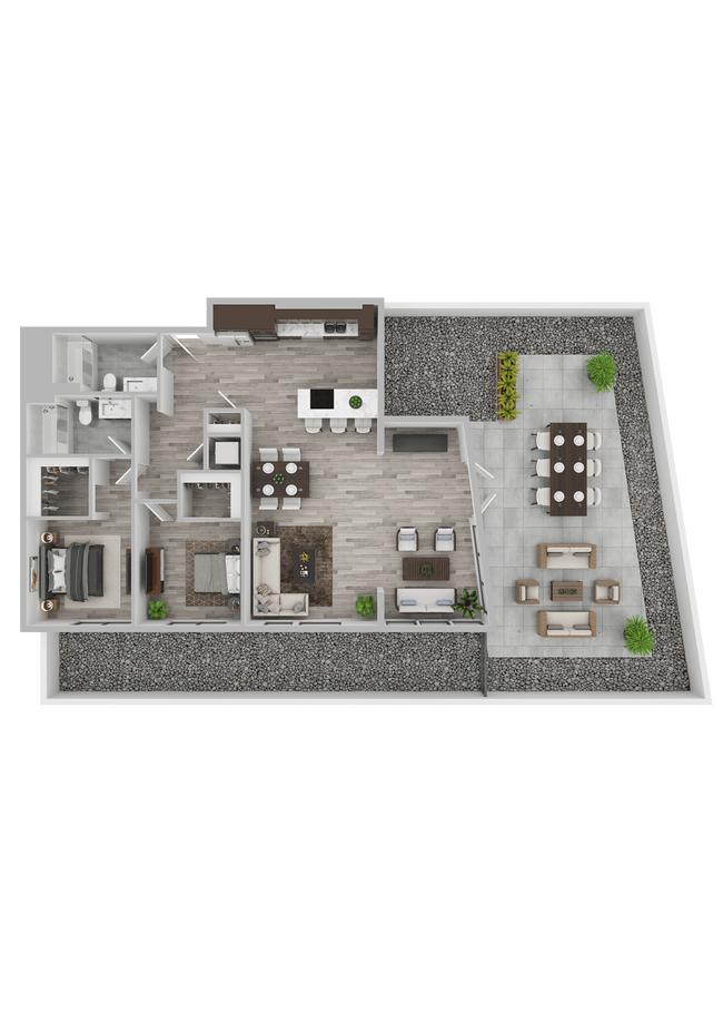 Floorplan - Hyas Point Apartments