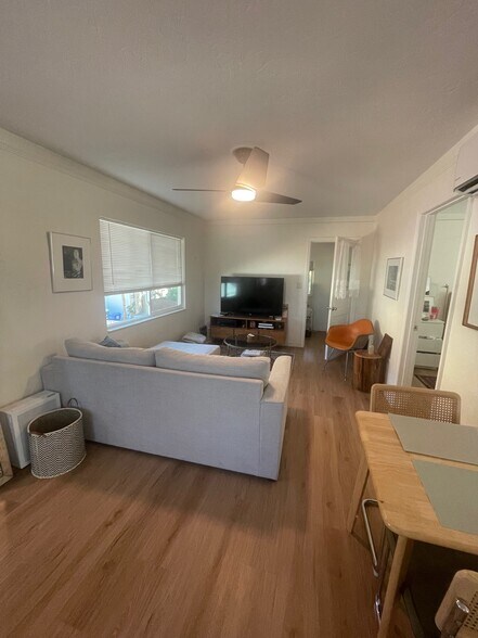 View of LR from kitchen area - 1134 Bay St NE