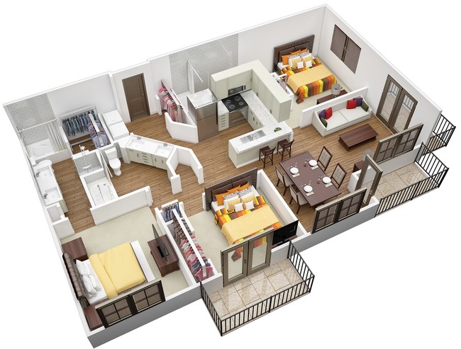 Floorplan - Echo at North Point Center