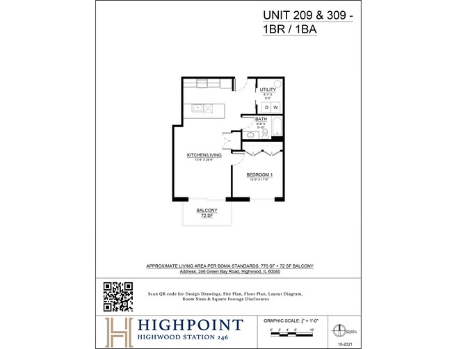 Floorplan - HIGHPOINT Highwood Station 246